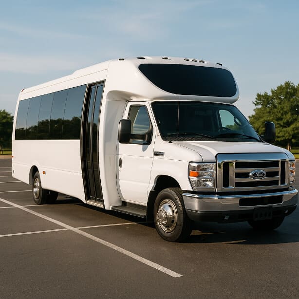 Rockford Shuttle Bus Rentals 20 Passenger Shuttle Bus