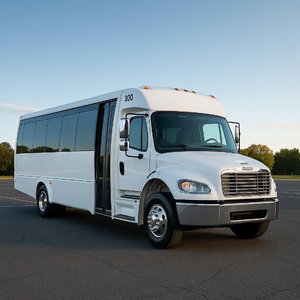 Rockford Shuttle Bus Rentals 25 Passenger Shuttle Bus