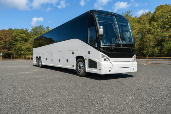 Rockford Shuttle Bus Rentals 56 Passenger Shuttle Bus